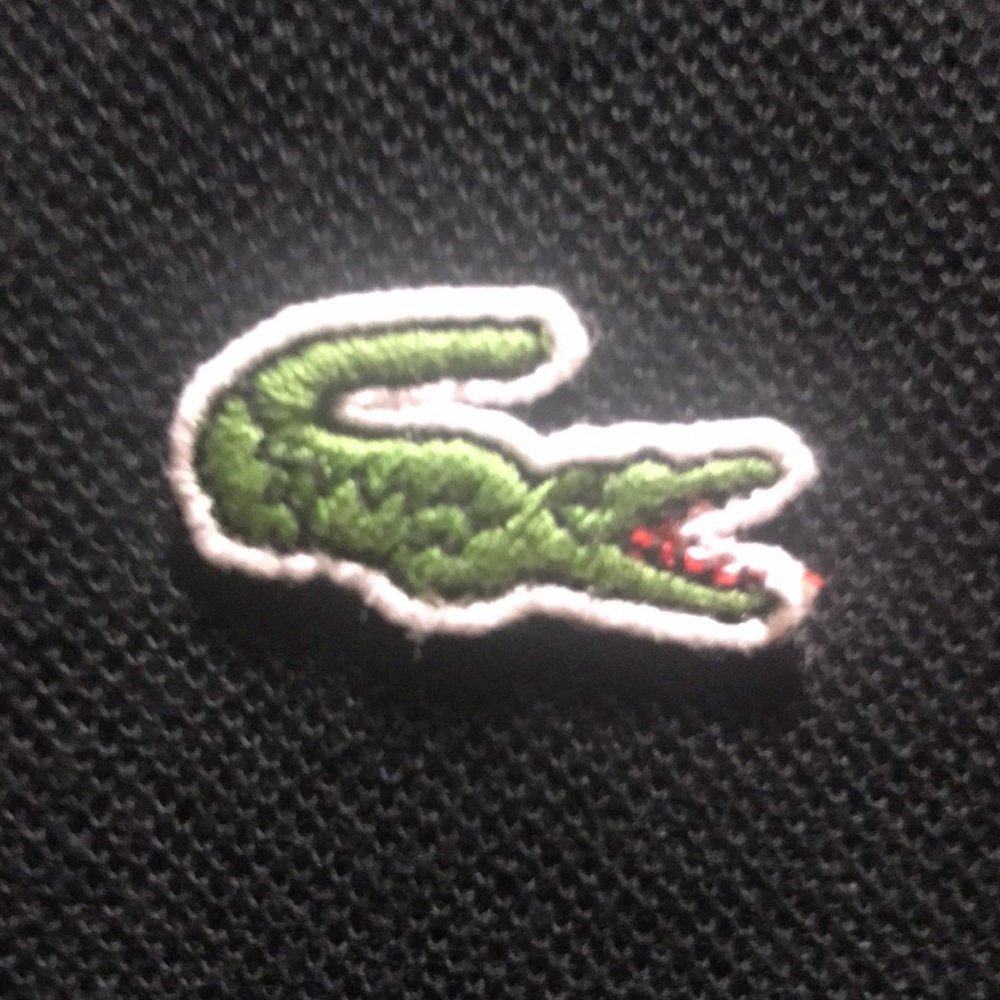 Lacoste Men’s Polo Shirt in Black, Size 6
